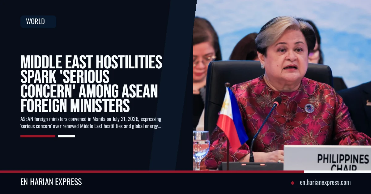 Middle East Hostilities Spark ‘Serious Concern’ Among ASEAN Foreign Ministers