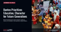 Banten Prioritizes Education, Character for Future Generations