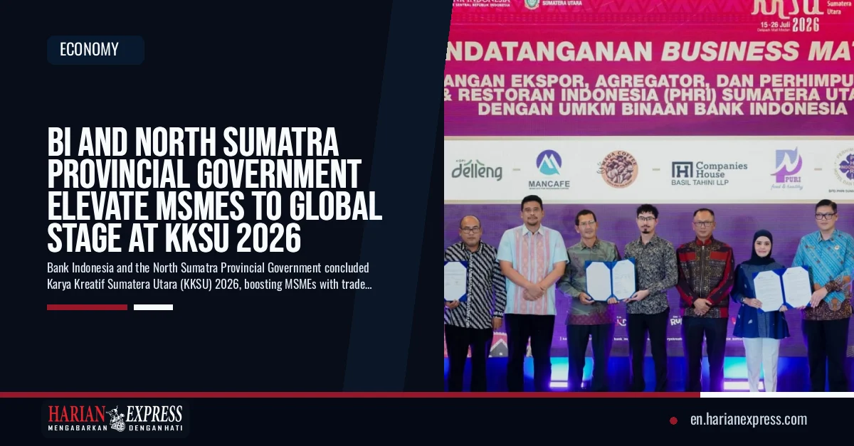 BI and North Sumatra Provincial Government Elevate MSMEs to Global Stage at KKSU 2026
