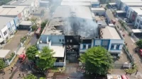 Three Warehouses Ablaze in Taman Tekno, South Tangerang