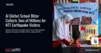 Al Ghifari School Blitar Collects Tens of Millions for NTT Earthquake Victims