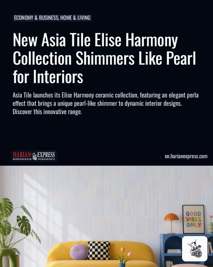 New Asia Tile Elise Harmony Collection Shimmers Like Pearl for Interiors