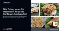Blitar Culinary Journey: Five Recommended Restaurants Post-Museum Bung Karno Visit