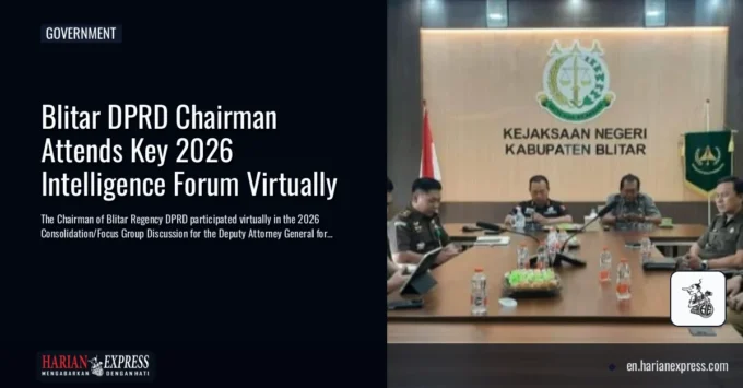Blitar DPRD Chairman Attends Key 2026 Intelligence Forum Virtually