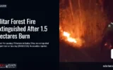 Blitar Forest Fire Extinguished After 1.5 Hectares Burn