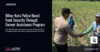 Blitar Kota Police Boost Food Security Through Farmer Assistance Program