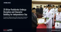 25 Blitar Paskibraka Undergo Discipline and Character Building for Independence Day