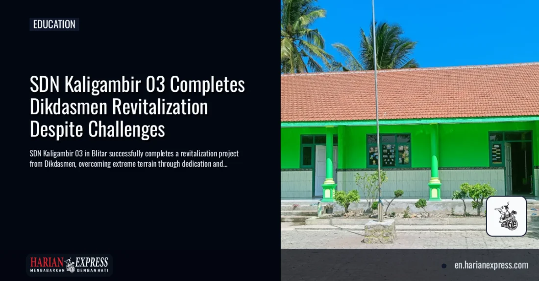 SDN Kaligambir 03 Completes Dikdasmen Revitalization Despite Challenges