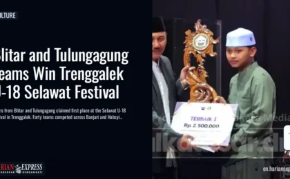 Blitar and Tulungagung Teams Win Trenggalek U-18 Selawat Festival