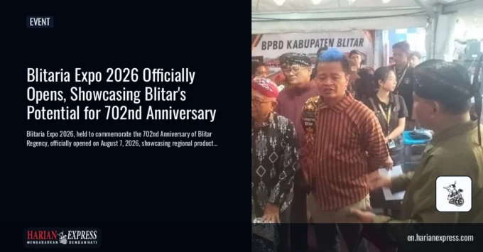 Blitaria Expo 2026 Officially Opens, Showcasing Blitar’s Potential for 702nd Anniversary