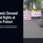 Bogor Students Demand Justice, Land Rights at Town Square Protest