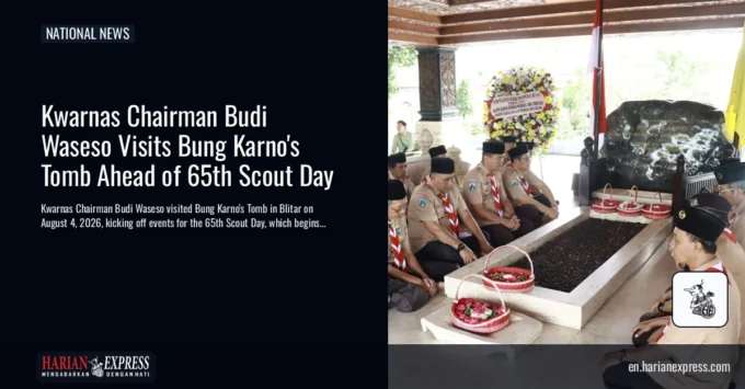 Kwarnas Chairman Budi Waseso Visits Bung Karno’s Tomb Ahead of 65th Scout Day