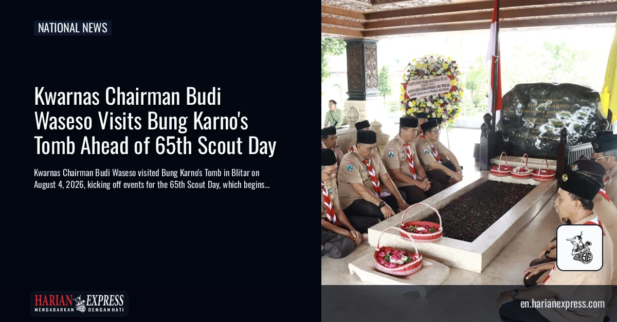 Kwarnas Chairman Budi Waseso Visits Bung Karno’s Tomb Ahead of 65th Scout Day