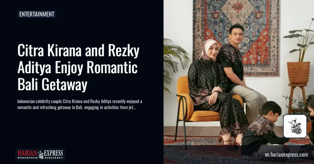 Citra Kirana and Rezky Aditya Enjoy a Romantic Bali Escape, from Jet Skiing to Padel