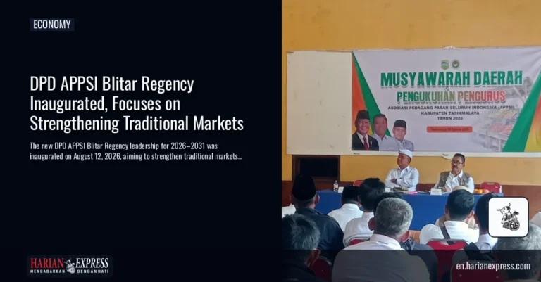 DPD APPSI Blitar Regency Inaugurated, Focuses on Strengthening Traditional Markets