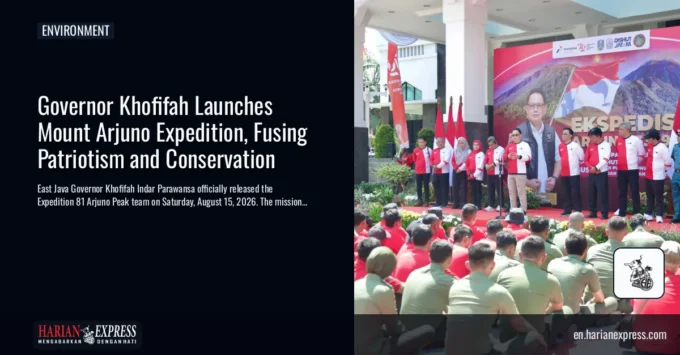 Governor Khofifah Launches Mount Arjuno Expedition, Fusing Patriotism and Conservation