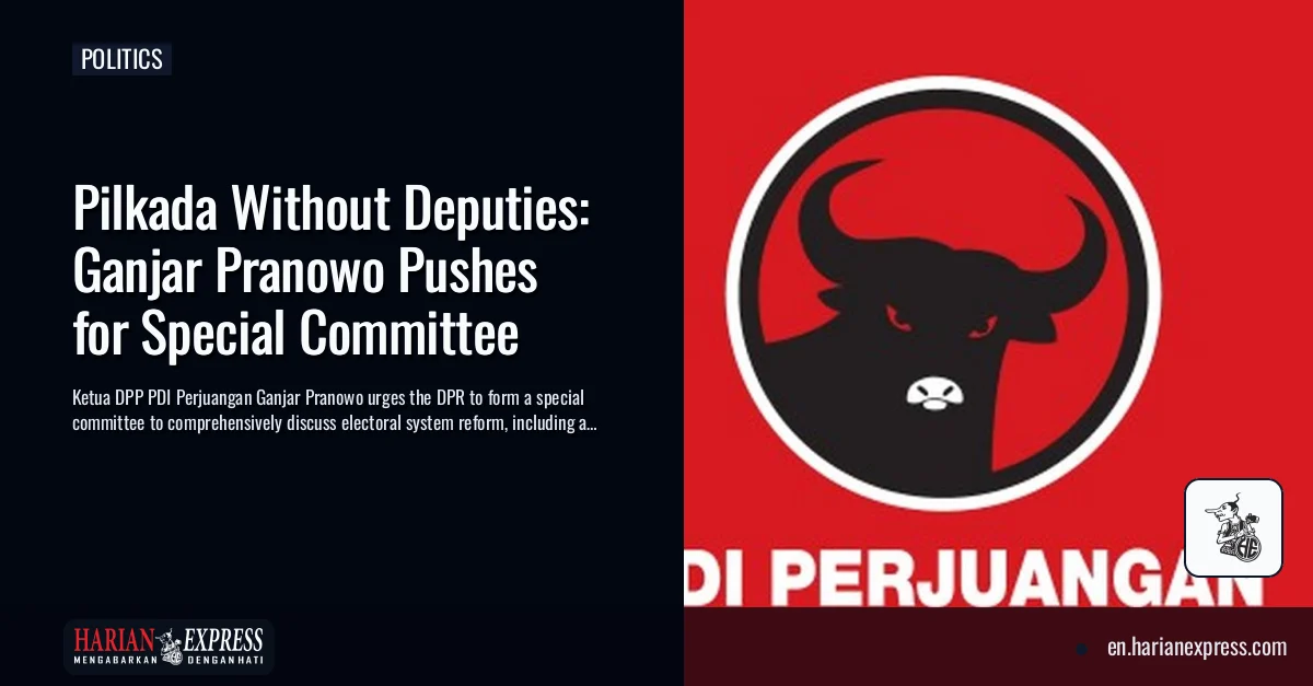 Pilkada Without Deputies: Ganjar Pranowo Pushes for Special Committee