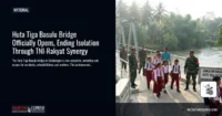 Huta Tiga Basulu Bridge Officially Opens, Ending Isolation Through TNI-Rakyat Synergy