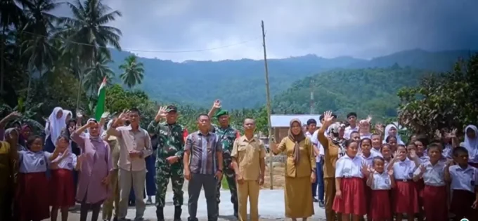TNI AD Completes Concrete Bridge Construction in Lolayan, Bolmong, Enhancing Community Welfare