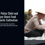 South Sumatra Police Chief and Pagar Alam Mayor Boost Food Security with Garlic Cultivation
