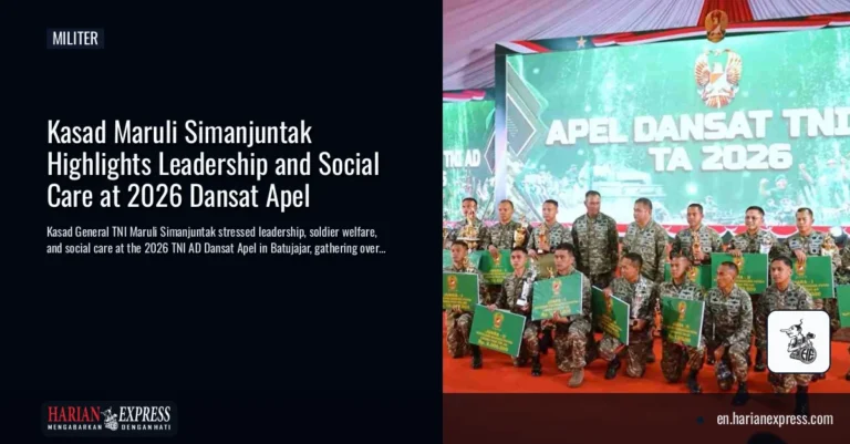 Kasad Maruli Simanjuntak Highlights Leadership and Social Care at 2026 Dansat Apel