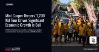 Mini Cooper Owners’ 1,200 KM Tour Drives Significant Economic Growth in Bali
