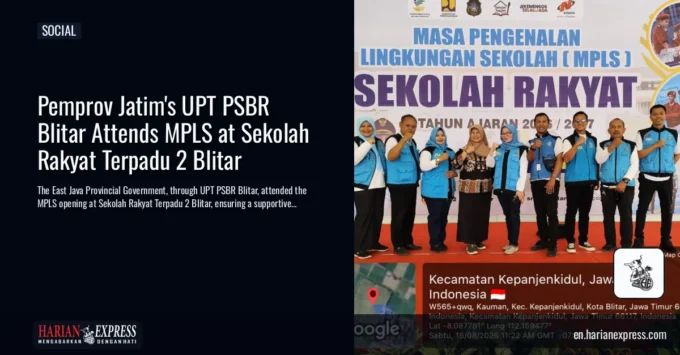 Pemprov Jatim’s UPT PSBR Blitar Attends MPLS at Sekolah Rakyat Terpadu 2 Blitar