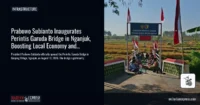 Prabowo Subianto Inaugurates Perintis Garuda Bridge in Nganjuk, Boosting Local Economy and Education