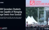 SAIM Secondary Students Prove Capable of Managing Large Events from Scratch