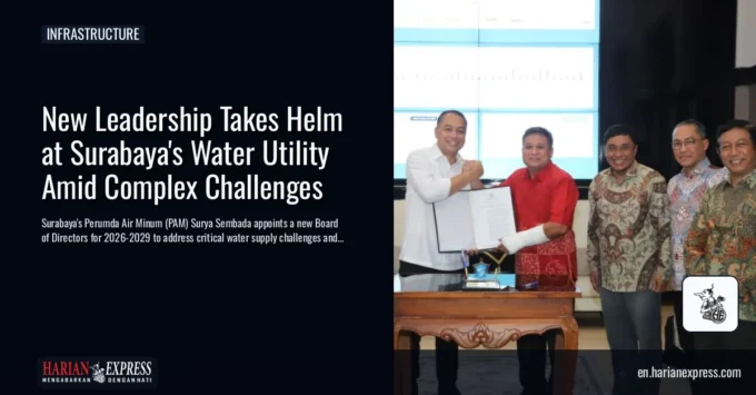 New Leadership Takes Helm at Surabaya’s Water Utility Amid Complex Challenges