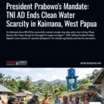 President Prabowo's Mandate: TNI AD Ends Clean Water Scarcity in Kaimana, West Papua