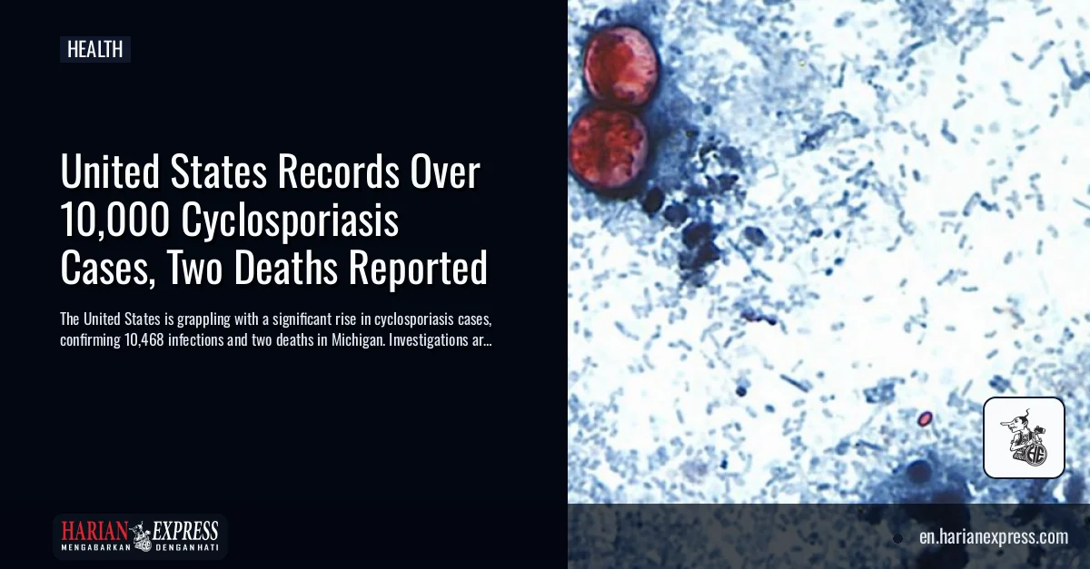 United States Records Over 10,000 Cyclosporiasis Cases, Two Deaths Reported