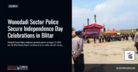 Wonodadi Sector Police Secure Independence Day Celebrations in Blitar