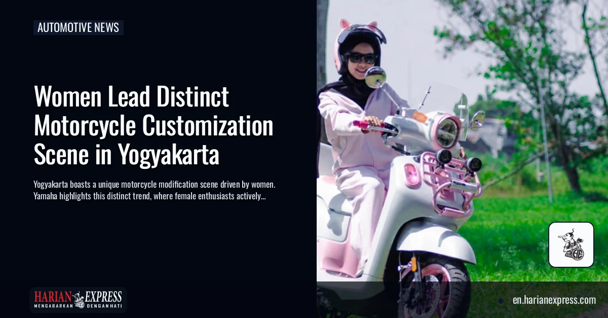 Women Lead Distinct Motorcycle Customization Scene in Yogyakarta