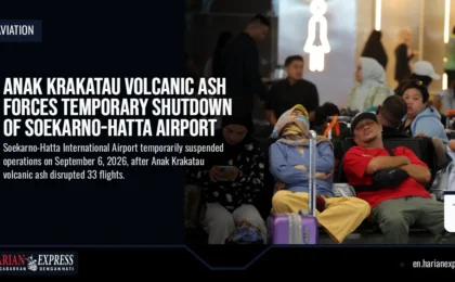 Anak Krakatau Volcanic Ash Forces Temporary Shutdown of Soekarno-Hatta Airport