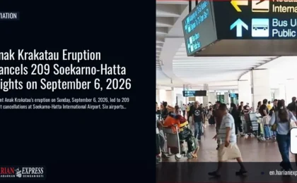 Anak Krakatau Eruption Cancels 209 Soekarno-Hatta Flights on September 6, 2026 Anak Krakatau Eruption Cancels 209 Soekarno-Hatta Flights on September 6, 2026