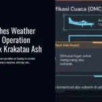 BNPB Launches Weather Modification Operation Against Anak Krakatau Ash