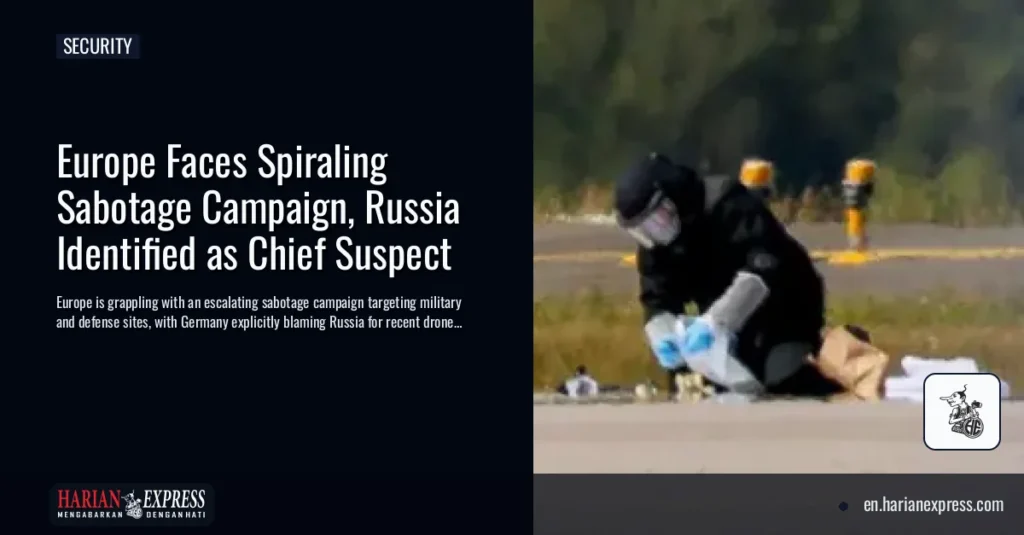 Europe Faces Spiraling Sabotage Campaign, Russia Identified as Chief Suspect
