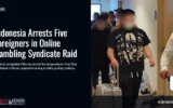 Indonesia Arrests Five Foreigners in Online Gambling Syndicate Raid