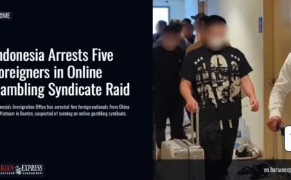 Indonesia Arrests Five Foreigners in Online Gambling Syndicate Raid