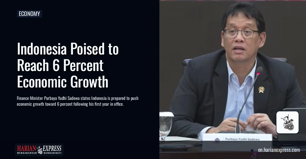 Indonesia Poised to Reach 6 Percent Economic Growth