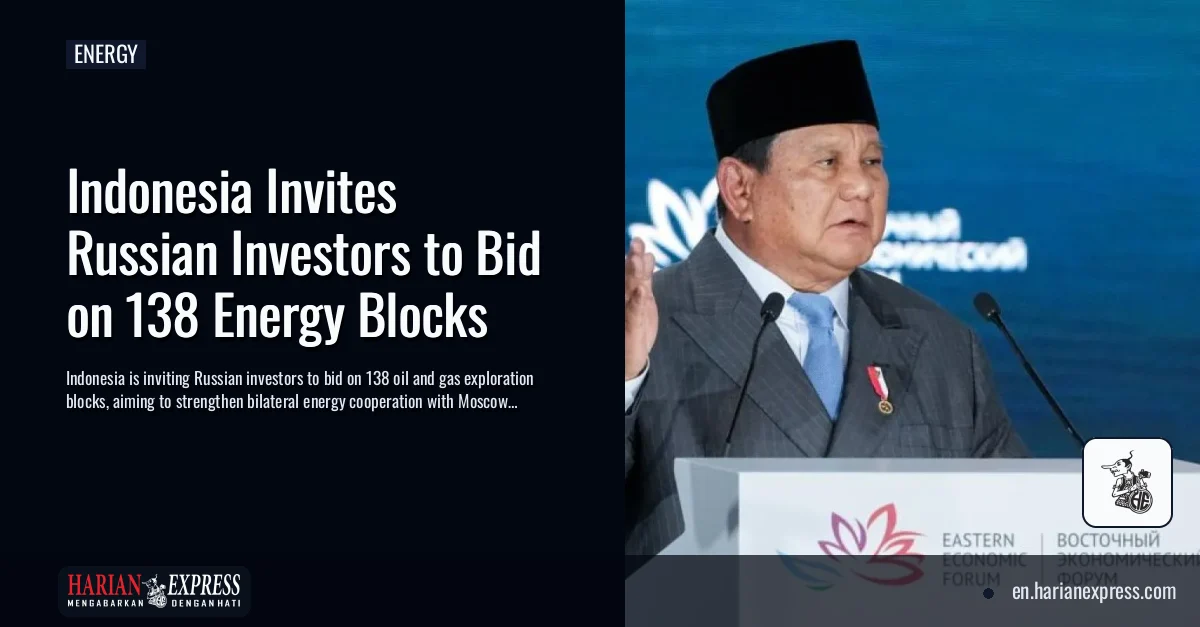 Indonesia Invites Russian Investors to Bid on 138 Energy Blocks