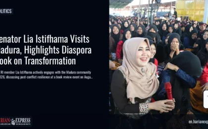 Senator Lia Istifhama Visits Madura, Highlights Diaspora Book on Transformation