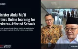 Minister Abdul Mu’ti Orders Online Learning for Krakatau-Affected Schools