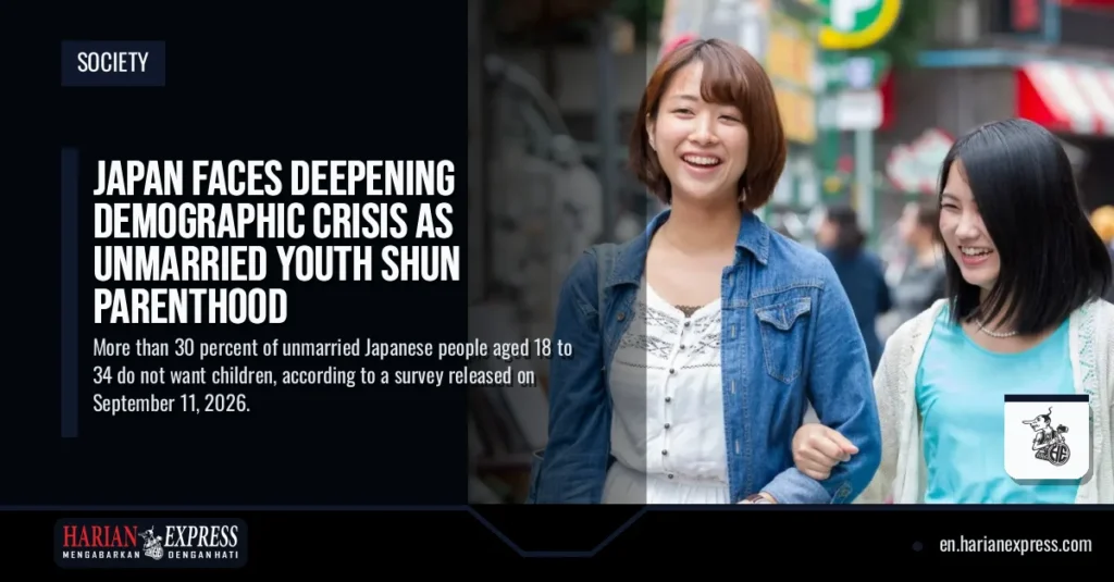 Japan Faces Deepening Demographic Crisis as Unmarried Youth Shun Parenthood