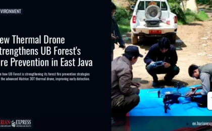New Thermal Drone Strengthens UB Forest’s Fire Prevention in East Java