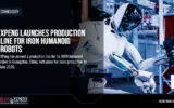 XPeng Launches Production Line for IRON Humanoid Robots